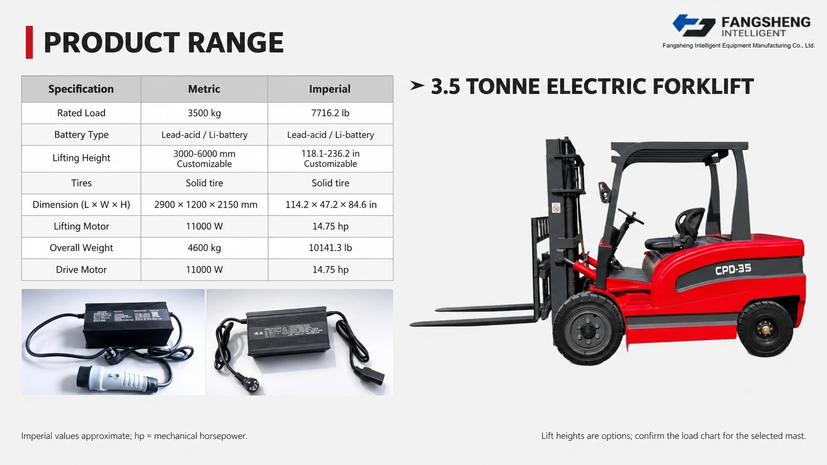 3.5 t Electric Forklift 2