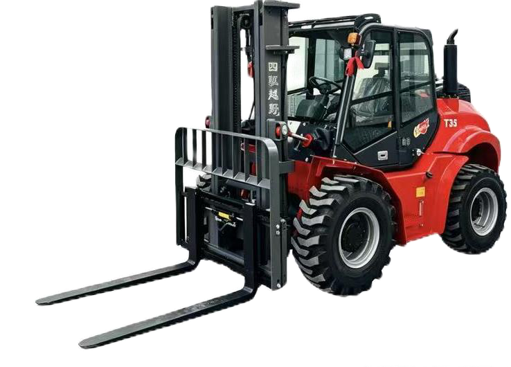 3.5 t Z Series Rough-terrain Forklift | 50° Steering Axle