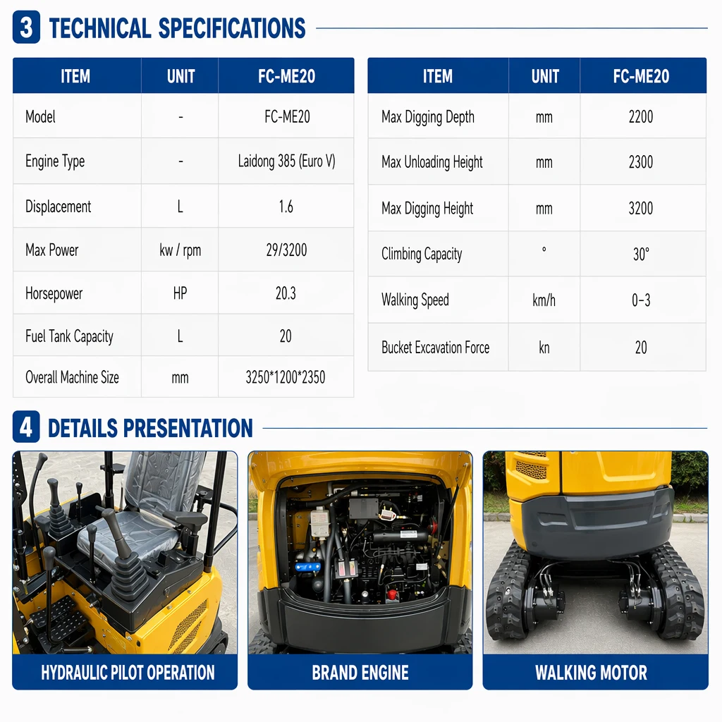 FC-M20 · Excavators — Image 2