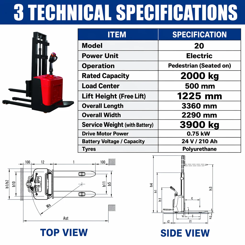 Model 20 · Forklifts
