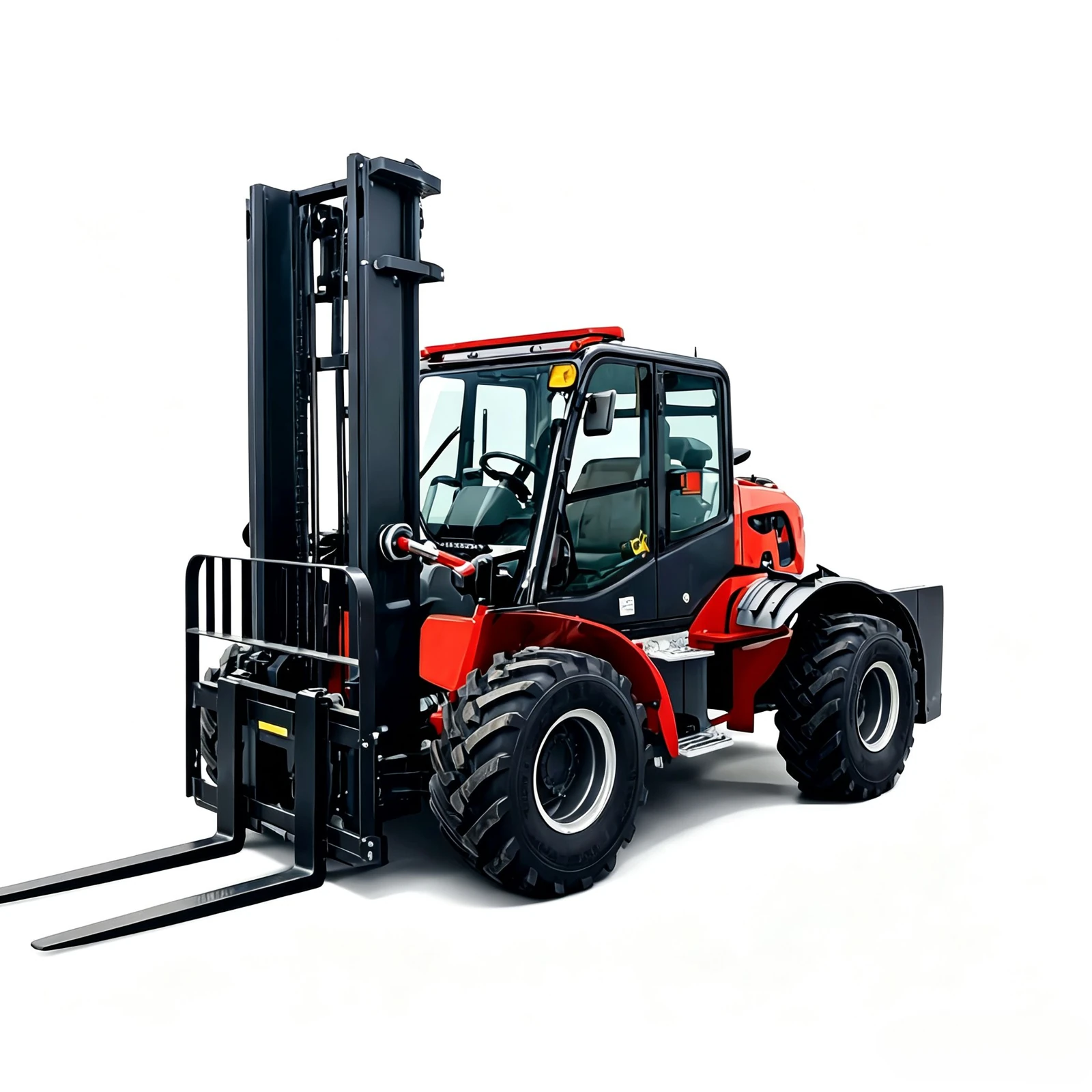 Factory Discount 10 Ton Large Displacement Diesel Forklift Hydraulic Side Shifter 4WD Custom All Terrain Forklift for 3-10T