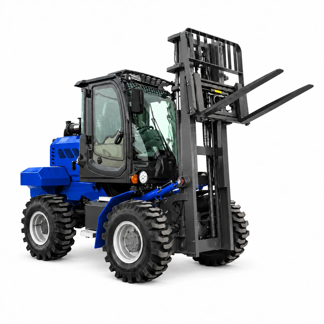 3.5 Ton 4x4 Rough Terrain Diesel Forklift with Four Wheel Drive for Off Road Material Handling at Factory Price 3
