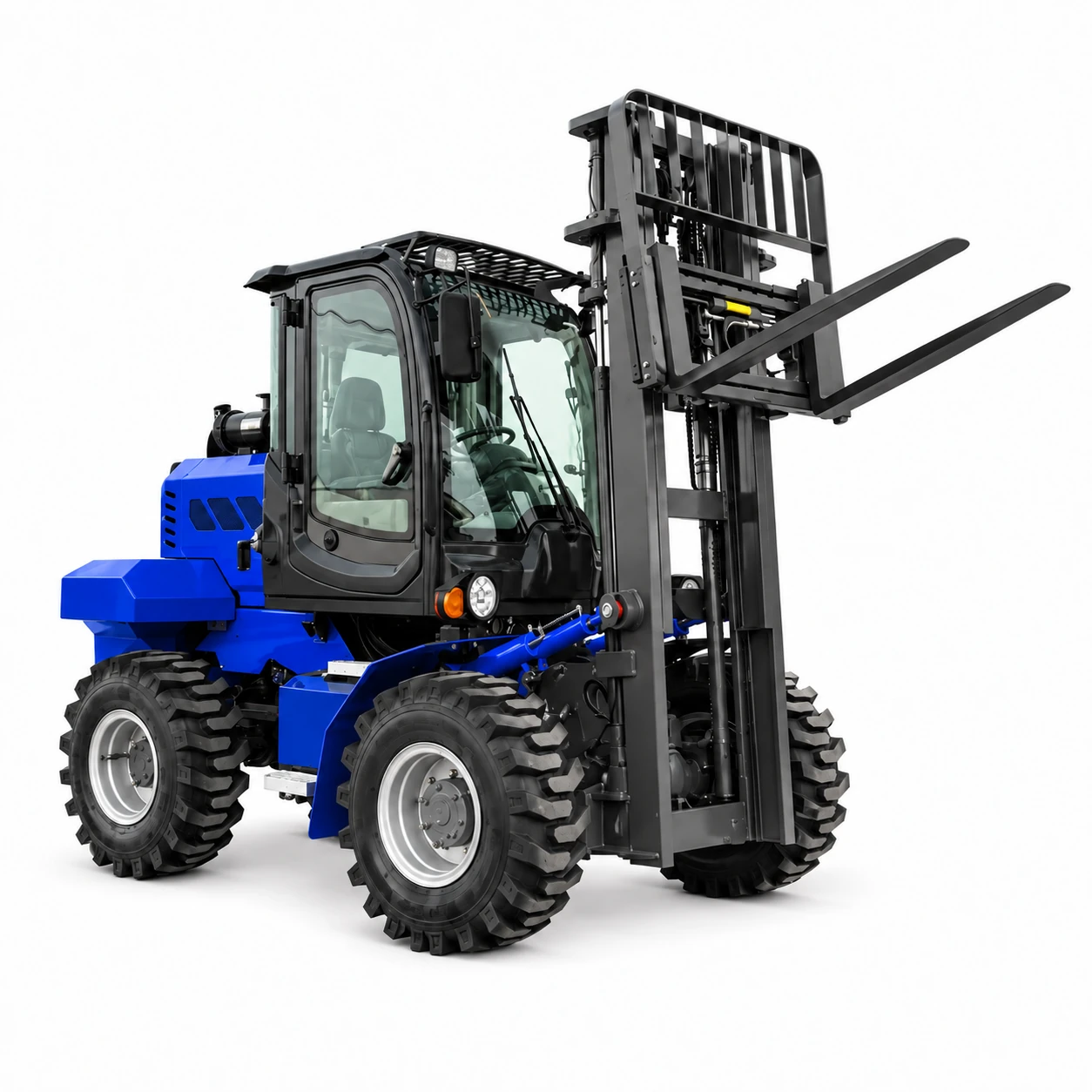3.5 Ton 4x4 Rough Terrain Diesel Forklift with Four Wheel Drive for Off Road Material Handling at Factory Price