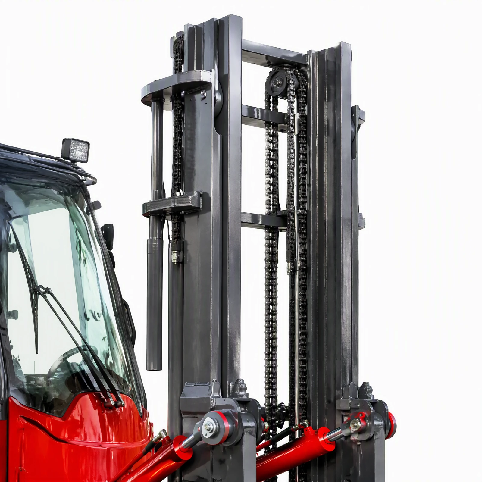 3–4-ton Red Rough-terrain Forklift 5