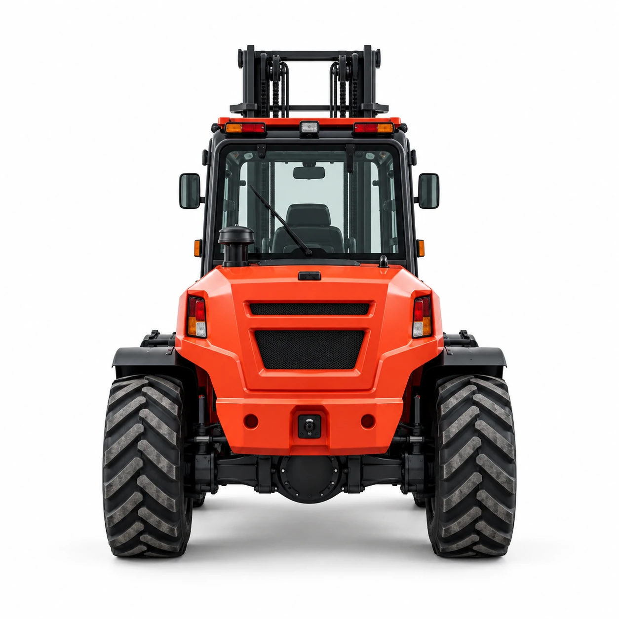 3-ton Red Rough-terrain Forklift 7
