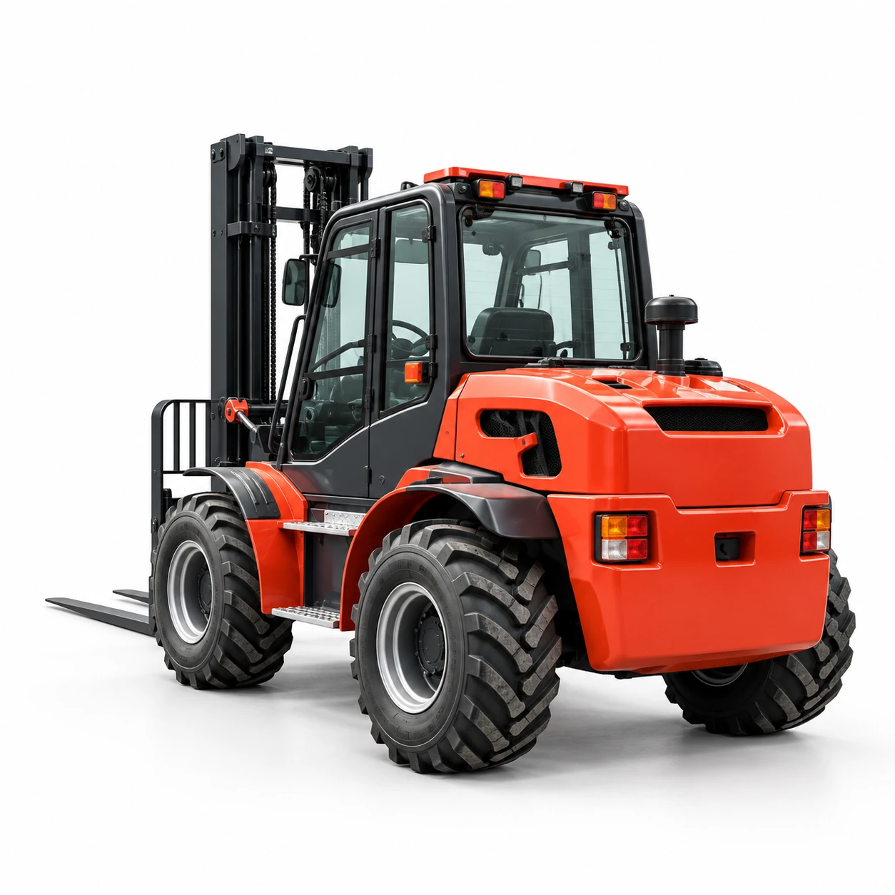 3-ton Red Rough-terrain Forklift 12