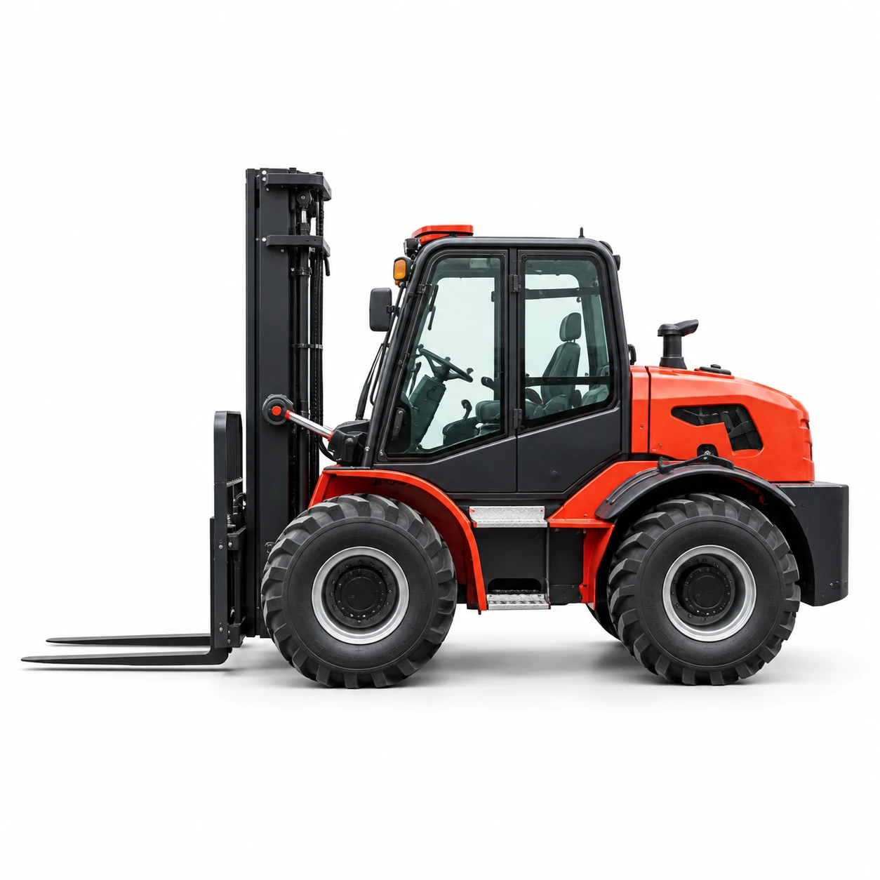 3-ton Red Rough-terrain Forklift 11