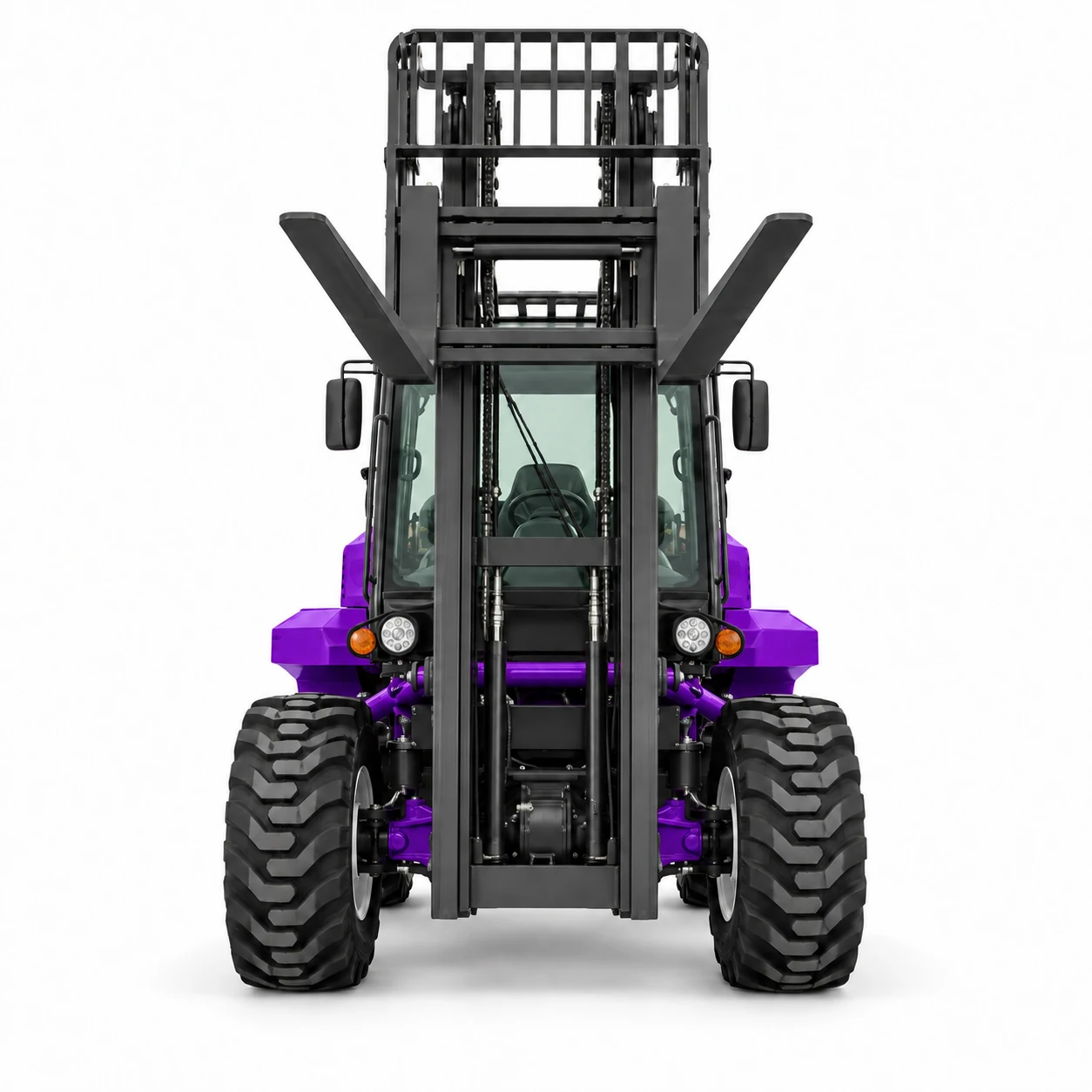 3.5-ton Purple Rough-terrain Forklift 2