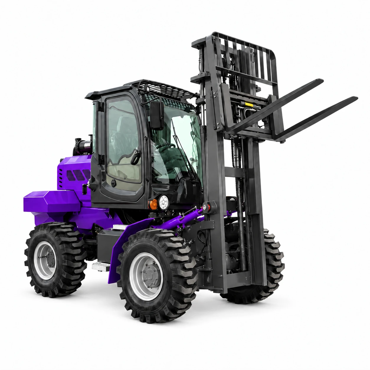 3.5-ton Purple Rough-terrain Forklift 3