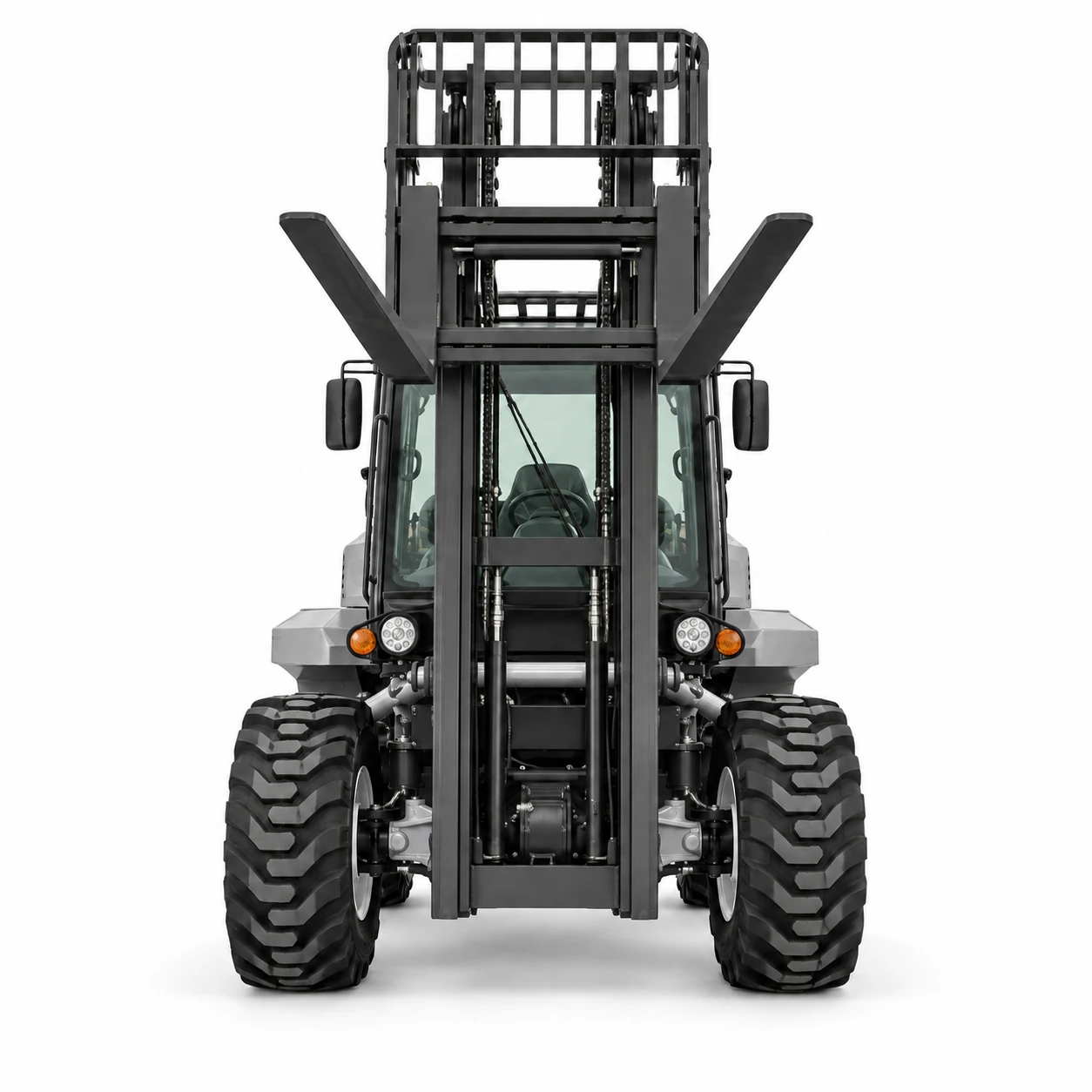3.5-ton Grey Rough-terrain Forklift 2