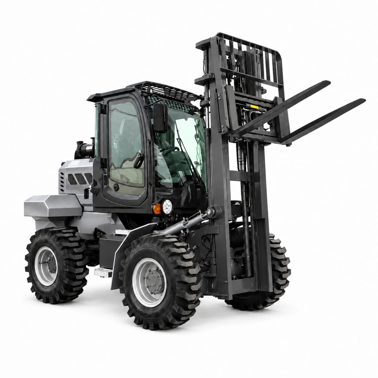 3.5-ton Grey Rough-terrain Forklift 3