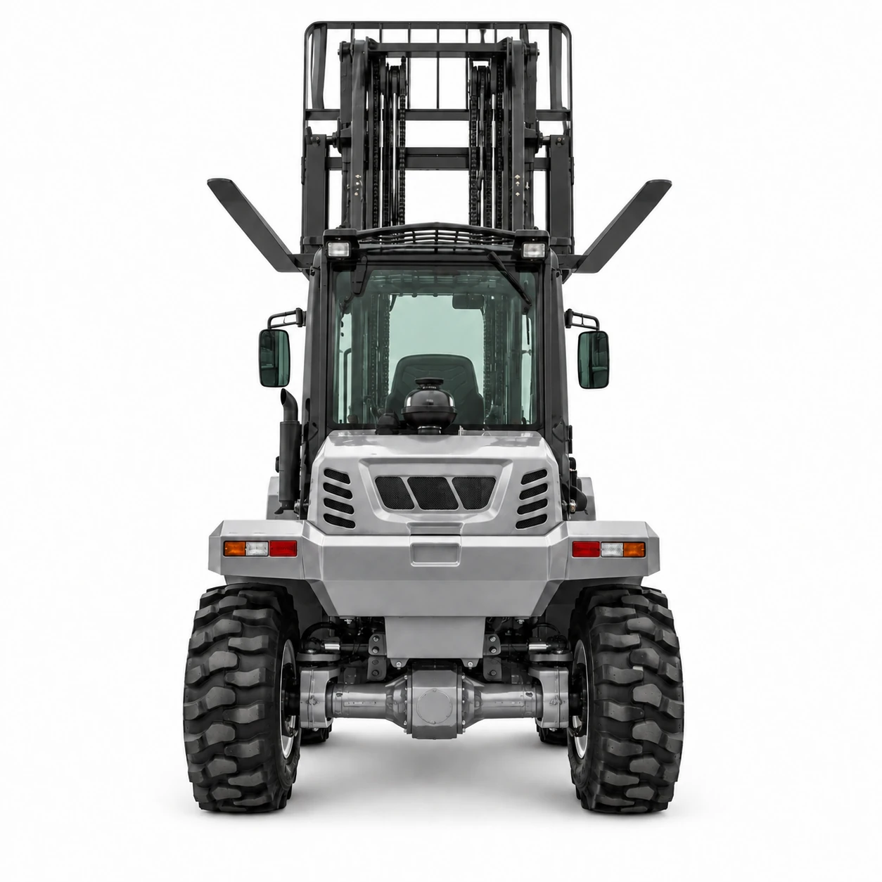 3.5-ton Grey Rough-terrain Forklift 4