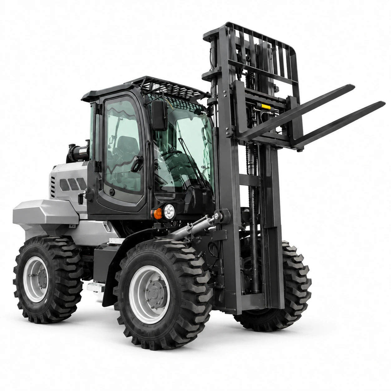 3.5-ton Grey Rough-terrain Forklift 5