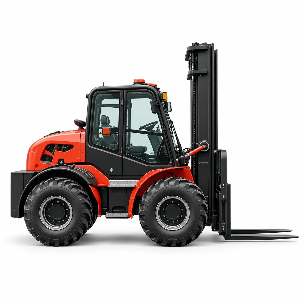 3-ton Red Rough-terrain Forklift 10