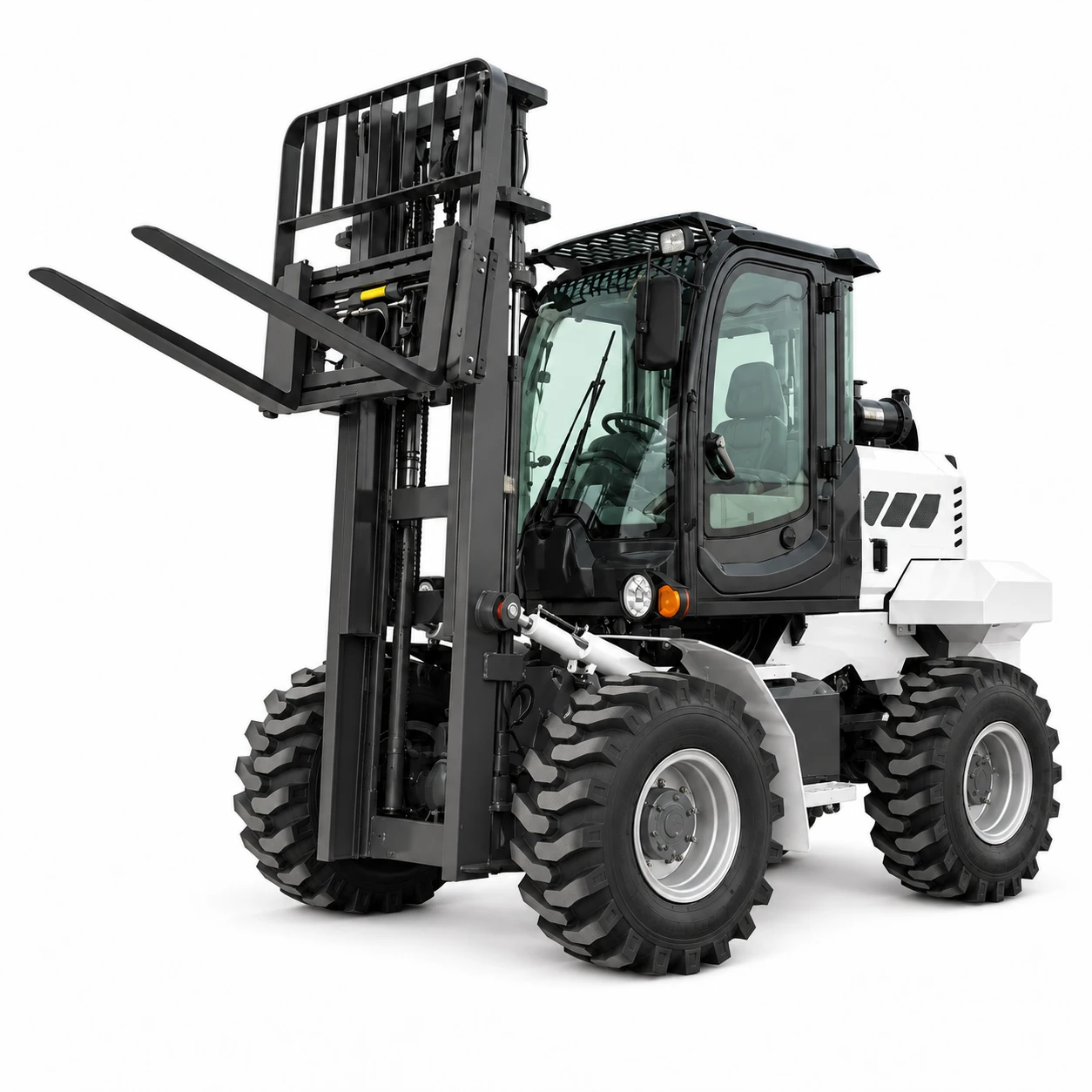 5 Ton 4x4 Rough Terrain Diesel Forklift with Four Wheel Drive for Off Road Material Handling at Factory Price 5