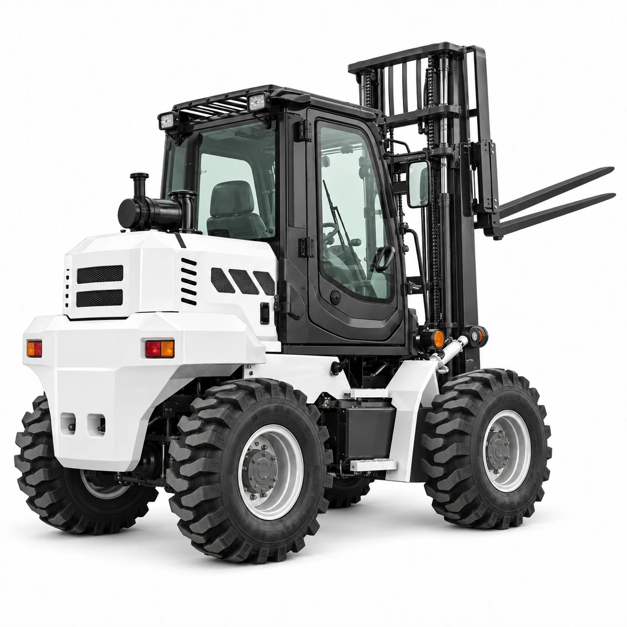 5 Ton 4x4 Rough Terrain Diesel Forklift with Four Wheel Drive for Off Road Material Handling at Factory Price 6