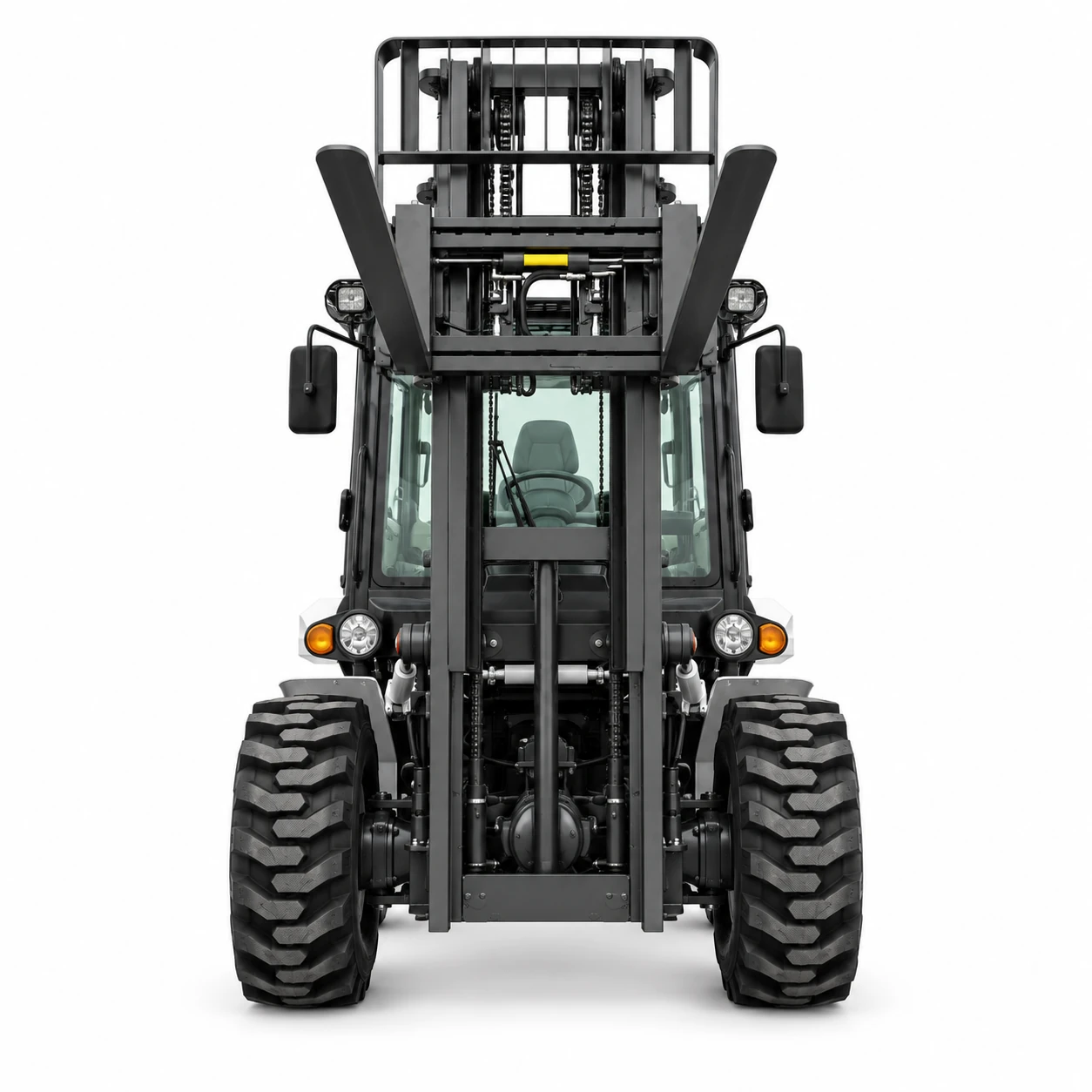 5 Ton 4x4 Rough Terrain Diesel Forklift with Four Wheel Drive for Off Road Material Handling at Factory Price